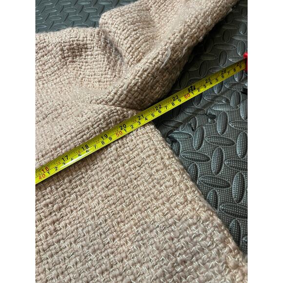 Abercrombie & Fitch A&F Pink Wool Coat Oversized Womens Size Medium - Picture 5 of 9